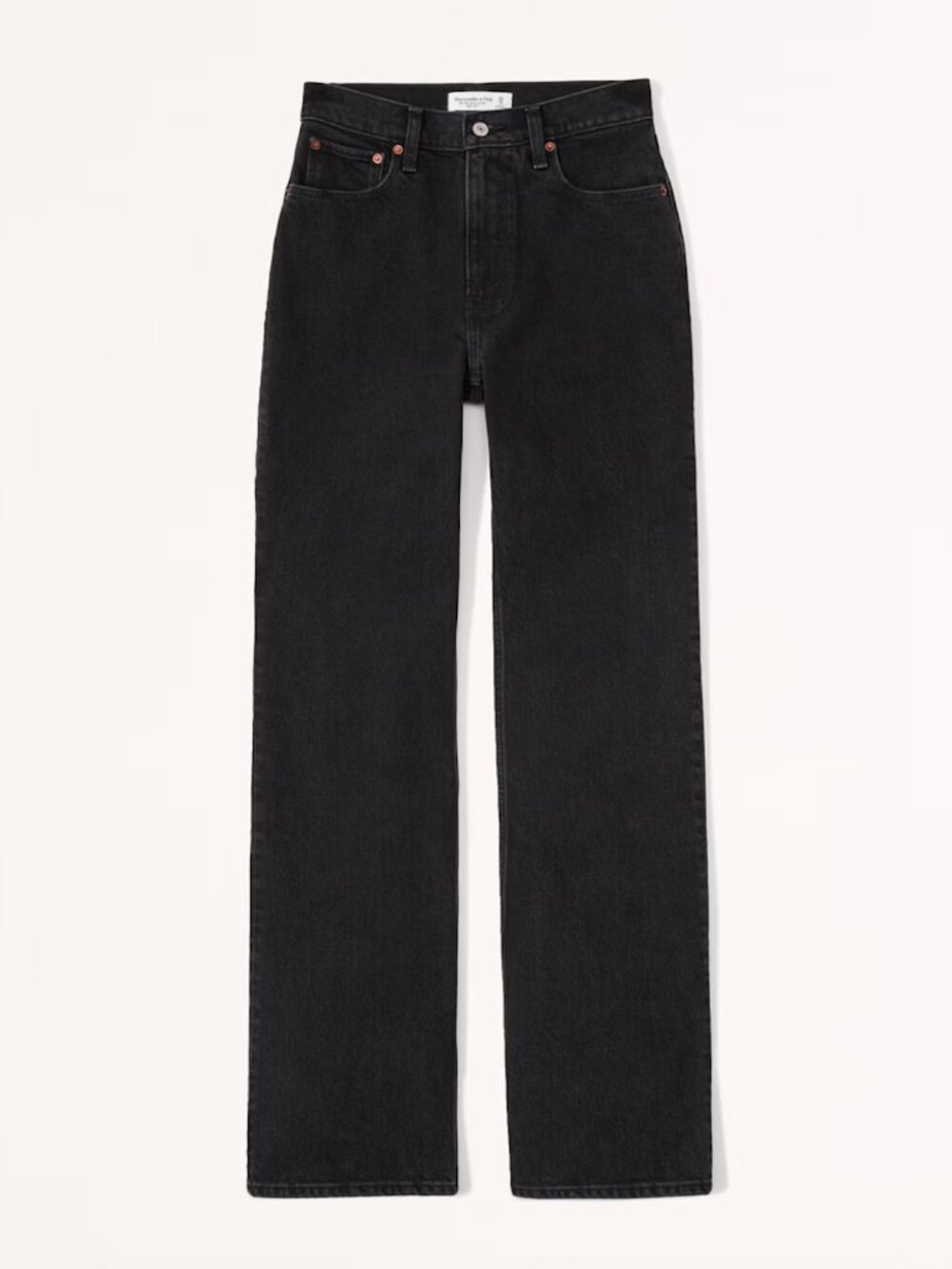 NWT Abercrombie High Rise 90s Relaxed Jean Black- Size 30 10R